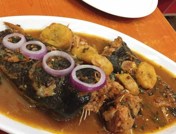 Catfish Pepper Soup with Plantain